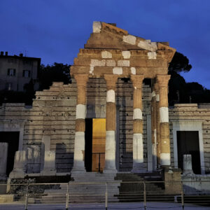 Illuminazione serale sul Tempio Capitolino