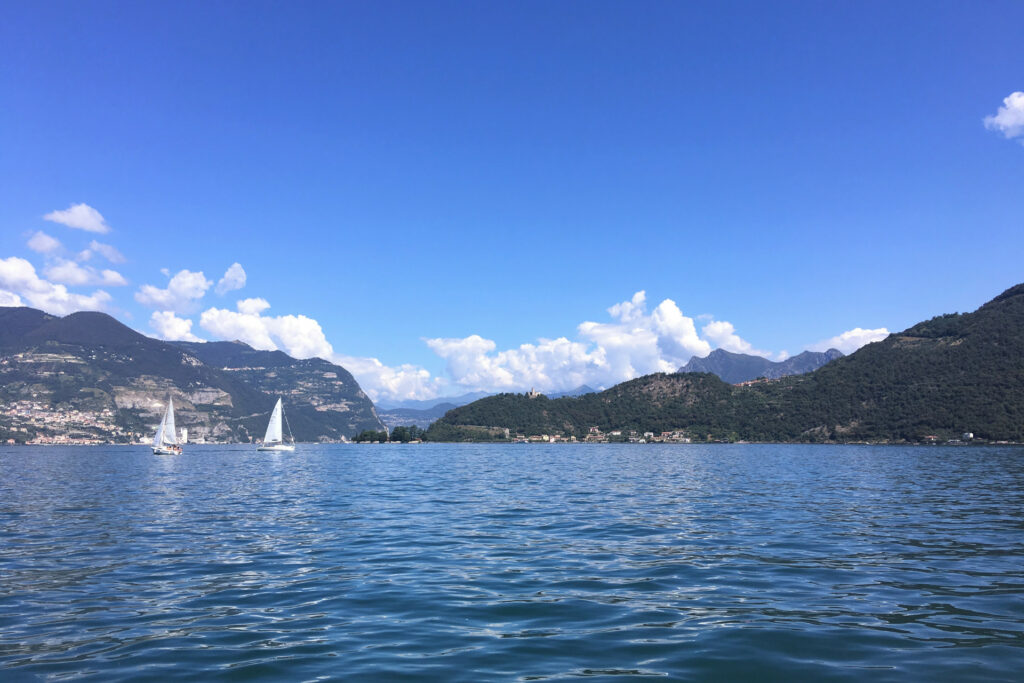 Vele sul lago d'Iseo