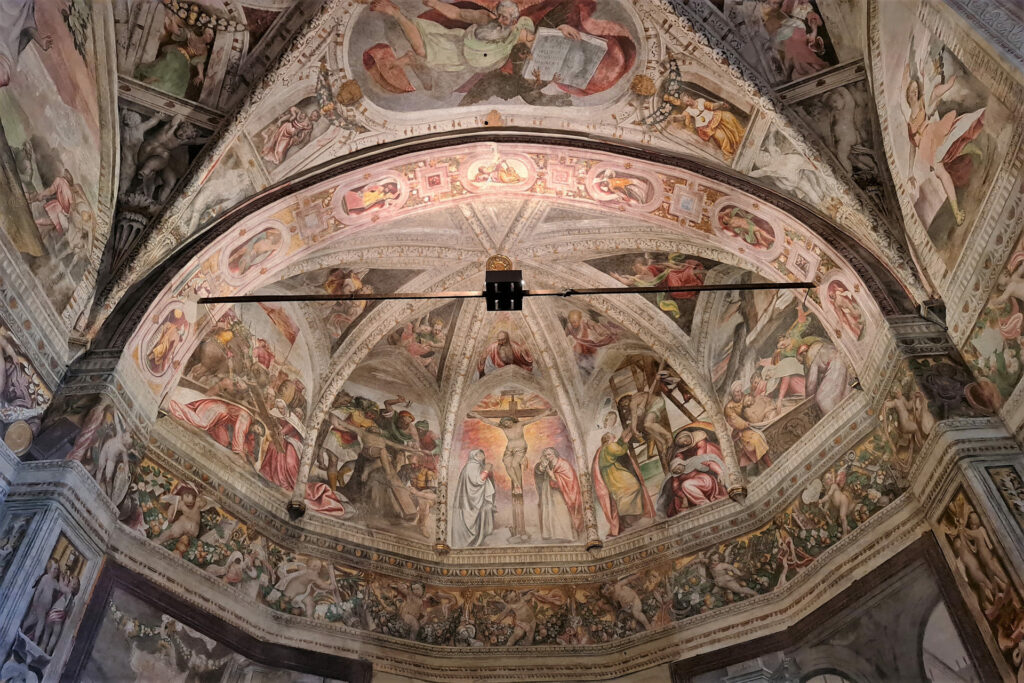 Affreschi del catino absidale della chiesa di San Cristo a Brescia