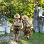 Visita guidata per bambini - A passeggio per Brescia romana Montaggio con bambini presso la porta romana per Trento