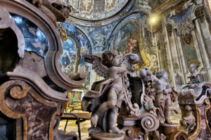 Balaustra della cappella dell'Immacolata nella chiesa di San Francesco a Brescia