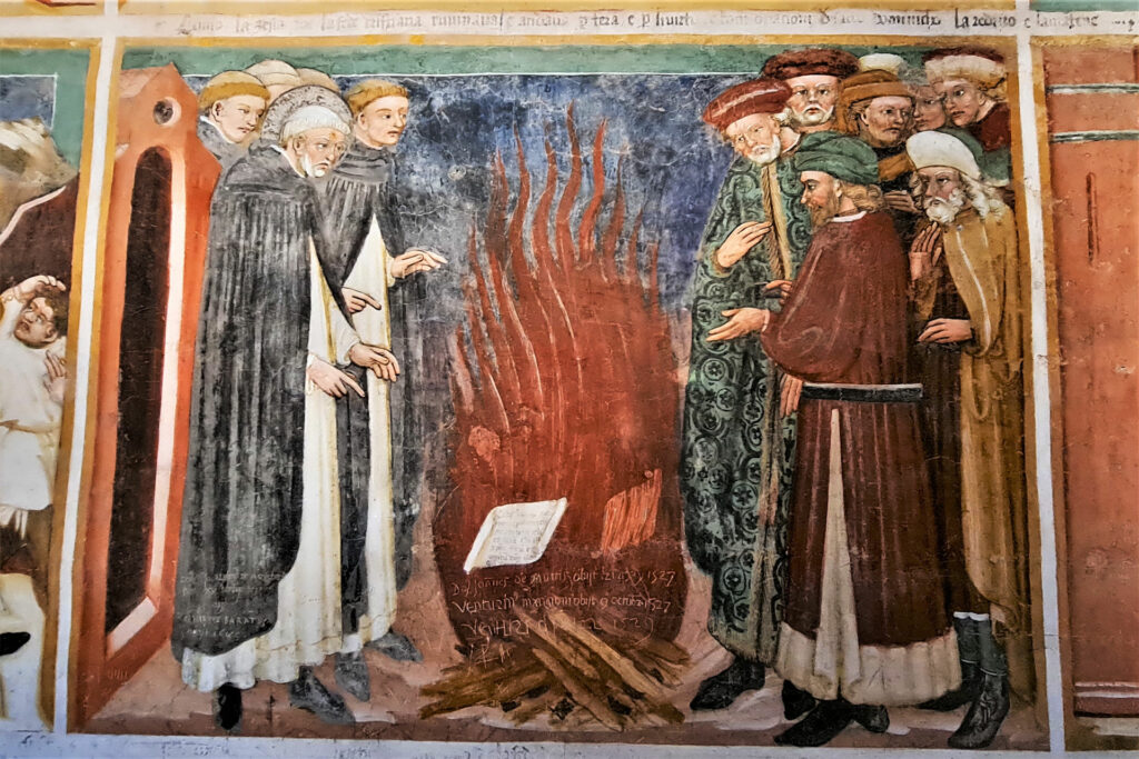 Affresco nella cappella di San Domenico