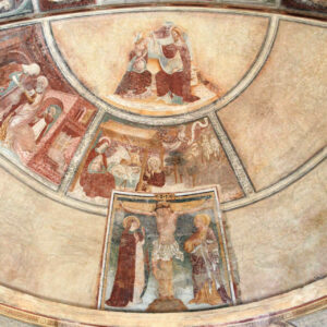 Affreschi dell'abside della pieve do Santa Maria al Castello di Erbusco