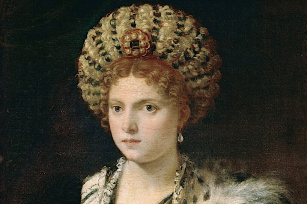 Ritratto di Isabella d'Este dipinto da Tiziano