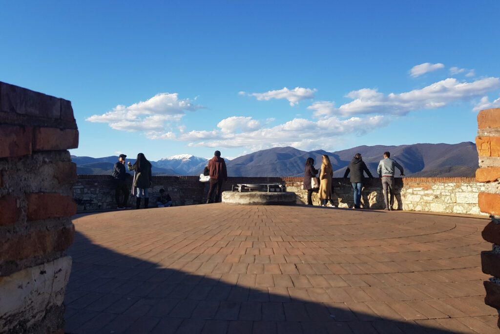 Fotografia della Torre Coltrina del Castello di Brescia