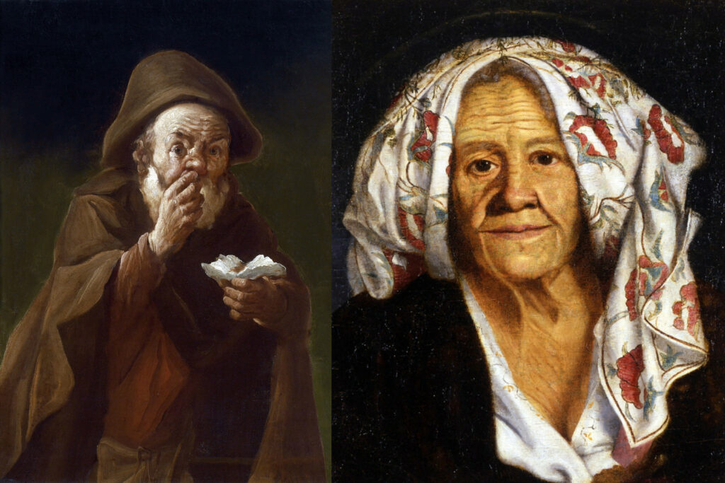 Composizione di due dipinti di Cifrondi e Bellotti