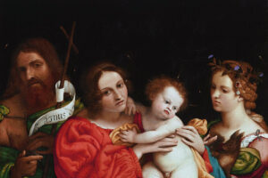 lotto madonna bambino santi Visita guidata: Mostra - Lotto, Romanino, Moretto, Ceruti