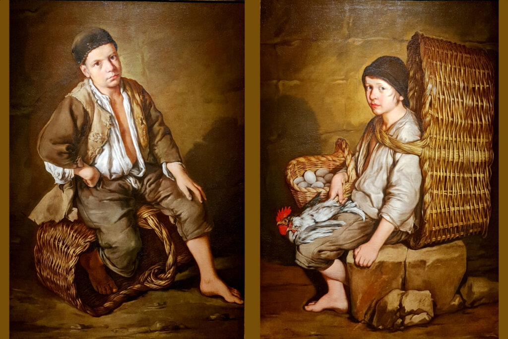 Fotografia di due portaroli di Giacomo Ceruti