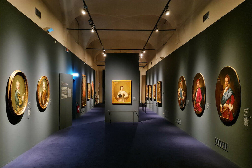 Fotografia della sezione dedicata ai ritratti della maturità di Giacomo Ceruti