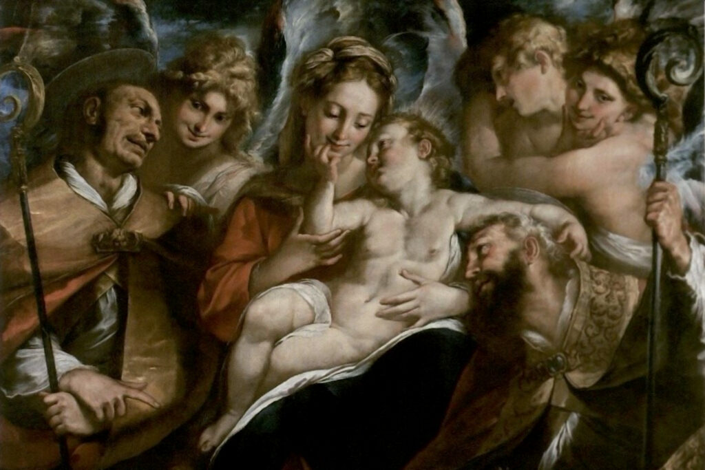 Madonna, san Carlo e san Latino di Giulio Cesare Procaccini