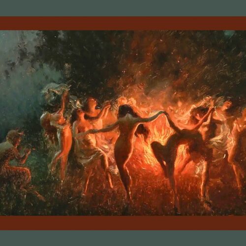 Fire dance, Joseph Tomanek, 1889
